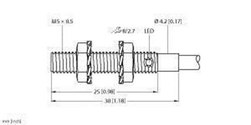 Turck Sensor induktiv BI1-EG05-AP6X