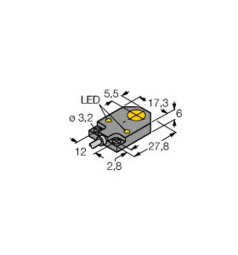Turck Sensor induktiv BI3-Q06-AP6X2