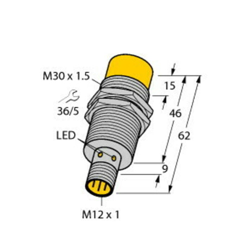 Turck Sensor induktiv NI20U-M30-VP4X-H1141