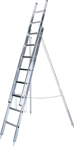 ILLER-LEITER Obstbaumleiter m.Stützen 2-teil.2x14 Sprossen 66214 ILLER-LEITER Obstbaumleiter m.Stützen 2-teil.2x14 Sprossen 66214