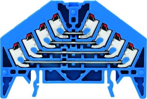 Weidmüller Rangierverteilerklemme Push-IN P-Reihe PRV 4 BL 35X7.5 RT