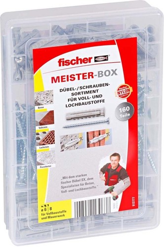 Fischer Deutschl. Meister-Box mit Dübel SX u. Schrauben 513777