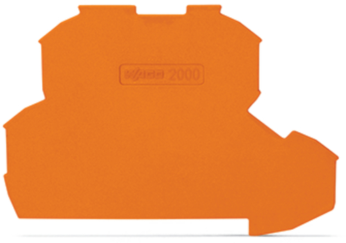 WAGO GmbH & Co. KG 2L-Abschlussplatte orange 2000-2292