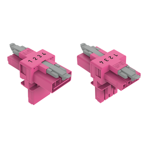 WAGO GmbH & Co. KG T-Verteiler 4-polig Kod. B,pink 890-1633
