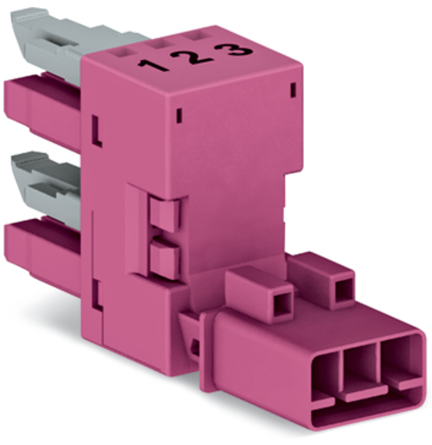 WAGO GmbH & Co. KG h-Verteiler 3-polig Kod. B,pink 890-1663