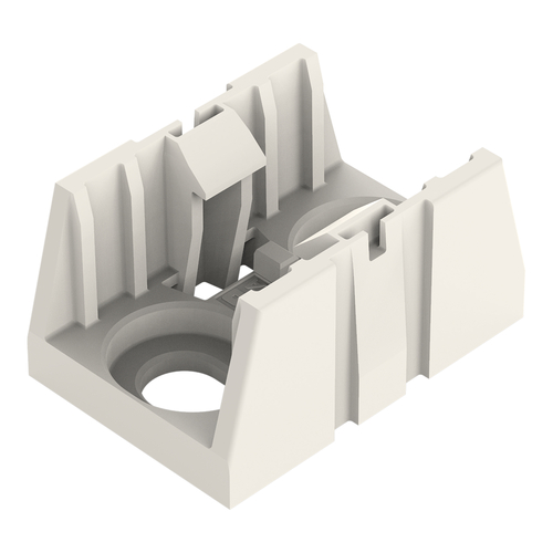 WAGO GmbH & Co. KG Montageplatte 2-polig für Verteiler,weiß 890-1672