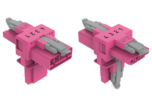WAGO GmbH & Co. KG T-Verteiler 4-polig Kod. B,pink 890-1733