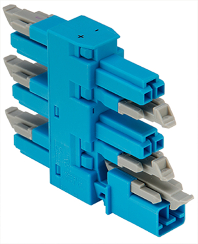 WAGO GmbH & Co. KG 5-fach-Verteiler 2-polig Kod. I,blau 890-1907