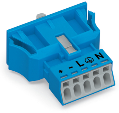 WAGO GmbH & Co. KG Snap-In-Stecker 5-polig,Kod. I,blau 890-2115 WAGO GmbH & Co. KG Snap-In-Stecker 5-polig,Kod. I,blau 890-2115