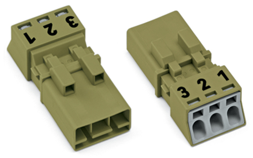 WAGO GmbH & Co. KG Stecker 3-polig Kod. B,hellgrün 890-273