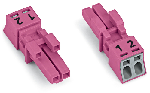 WAGO GmbH & Co. KG Buchse 2-polig Kod. B,pink 890-282
