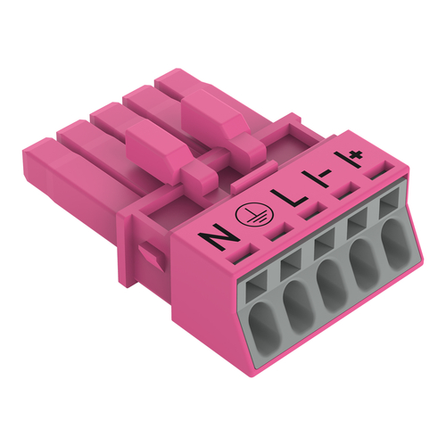 WAGO GmbH & Co. KG Buchse 5-polig Kod. B,pink 890-285/080-000