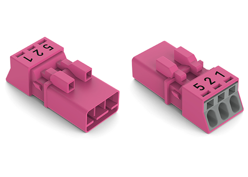 WAGO GmbH & Co. KG Stecker 3-polig pink 890-293/081-000