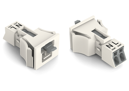 WAGO GmbH & Co. KG Snap-In-Stecker 2-polig,Kod. A,weiß 890-732