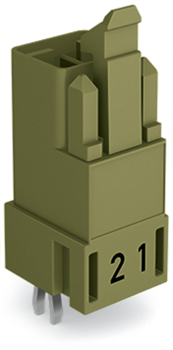 WAGO GmbH & Co. KG Stecker für Leiterplatten 2-polig,hellgrün 890-872