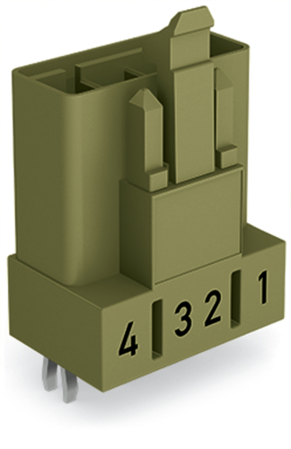 WAGO GmbH & Co. KG Stecker für Leiterplatten 4-polig,hellgrün 890-874