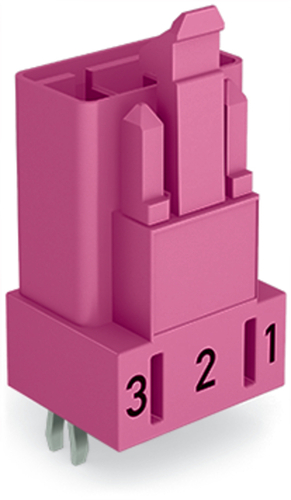 WAGO GmbH & Co. KG Stecker für Leiterplatten 3-polig,pink 890-893