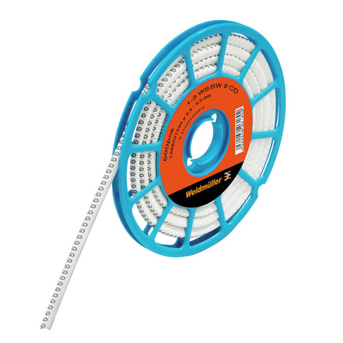 Weidmüller Leitermarkierer 3x4,2mm,weich,weiß CLI C 1-3 WS/SW 7 CD Weidmüller Leitermarkierer 3x4,2mm,weich,weiß CLI C 1-3 WS/SW 7 CD