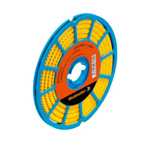 Weidmüller Leitermarkierer 6x4,2mm,weich,gelb CLI C 1-6 GE NE CD Weidmüller Leitermarkierer 6x4,2mm,weich,gelb CLI C 1-6 GE NE CD