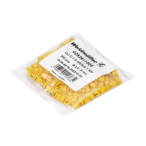 Weidmüller Leitermarkierer 4x7mm,PVC,weich,gelb CLI C 2-4 GE/SW Ö MP Weidmüller Leitermarkierer 4x7mm,PVC,weich,gelb CLI C 2-4 GE/SW Ö MP
