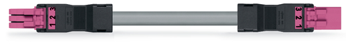 WAGO GmbH & Co. KG konfekt.Verbindungsleitung Stecker,3-polig,pink 891-8993/005-207