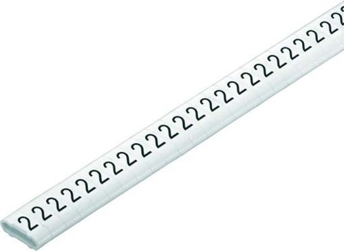 Weidmüller Kabelmarkierer 4x11,3mm,weich,weiß CLI M 2-4 WS/SW 2 CD