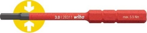 Wiha Sechskant Schraubendreher SoftFinish electric 2831-18 SW 4,0x75