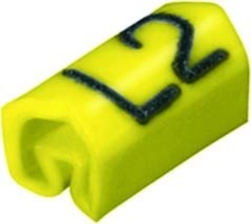 Weidmüller Leitermarkierer 6x3,4mm,PVC,weich,ge CLIC02-6 GE/SW L2 MP