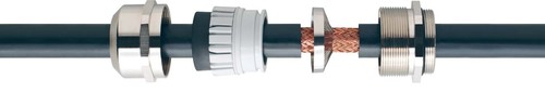 Wiska Ms-Kabelverschraubung IP68, m.Zugentlastun EMSKV 63 EMV-s