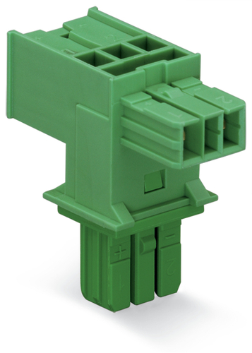 WAGO GmbH & Co. KG T-Verteiler 2-polig Kod. E,grün 893-1606
