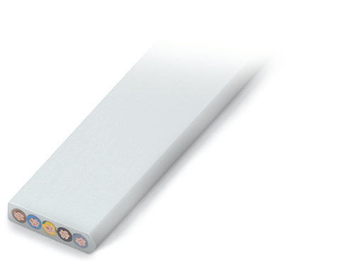 WAGO GmbH & Co. KG Flachleitung 5G10 mm²,lichtgrau 897-1051 WAGO GmbH & Co. KG Flachleitung 5G10 mm²,lichtgrau 897-1051