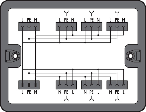 WAGO GmbH & Co. KG Verteilerbox 230 V 899-631/104-000 WAGO GmbH & Co. KG Verteilerbox 230 V 899-631/104-000