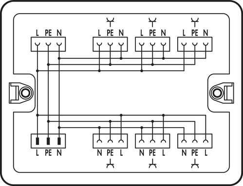 WAGO GmbH & Co. KG Verteilerbox 230 V 899-681/104-000 WAGO GmbH & Co. KG Verteilerbox 230 V 899-681/104-000