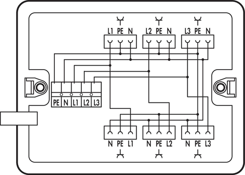 WAGO GmbH & Co. KG Verteilerbox 400 V/230 V 899-681/123-000 WAGO GmbH & Co. KG Verteilerbox 400 V/230 V 899-681/123-000
