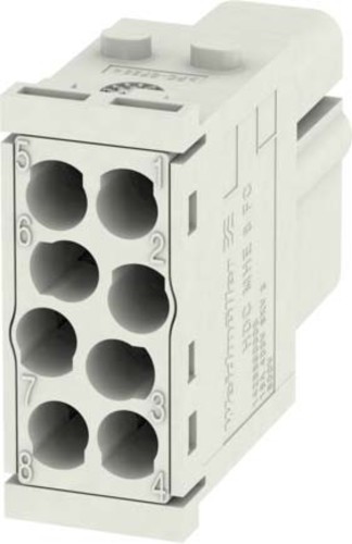 Weidmüller Modul-Einsatz Polzahl: 8 HDC MHE 8 FC Weidmüller Modul-Einsatz Polzahl: 8 HDC MHE 8 FC