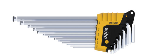 Wiha 6-Kant-Stiftschlüsselsatz mit Kugelkopf 369RZ Ergostar 13tlg Wiha 6-Kant-Stiftschlüsselsatz mit Kugelkopf 369RZ Ergostar 13tlg