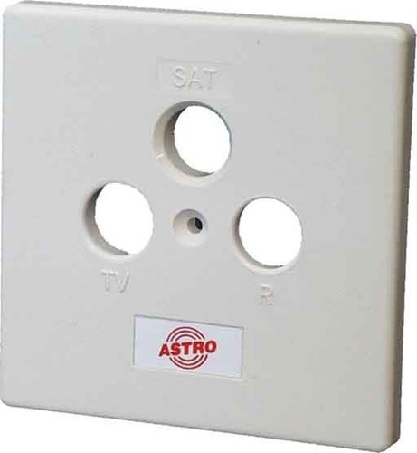 Astro Strobel Deckel reinweiß f.3-Lochdose GUZ 450