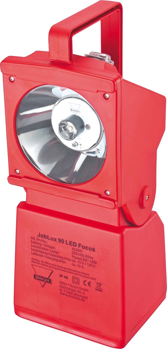 Bourgogne Elegance Bevæger sig AccuLux JobLux 90 LED Focus 100-230V, rot 451541-1216318