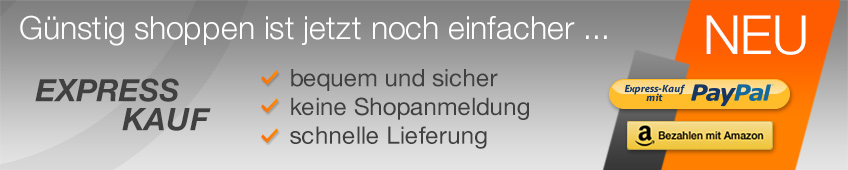 Epresskauf per PaypalExpress und amazonPay
