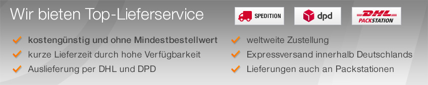 schneller Versand - Expressversand möglich