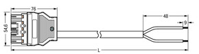 WAGO GmbH & Co. KG konfekt. Anschlussleitung Cca,Stecker 771-5001/213-000