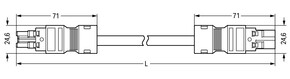 WAGO GmbH & Co. KG konfekt.Verbindungsleitung B2ca,Buchse Stecker 771-8292/015-107