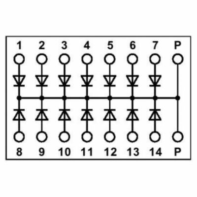 Phoenix Contact Dioden-Modul EMG 45-DIO14P