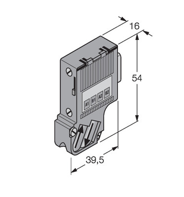 Turck Busanschlussstecker D9T-RS485 #6890942