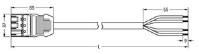 WAGO GmbH & Co. KG konfekt. Anschlussleitung Eca,Stecker 771-9994/205-407