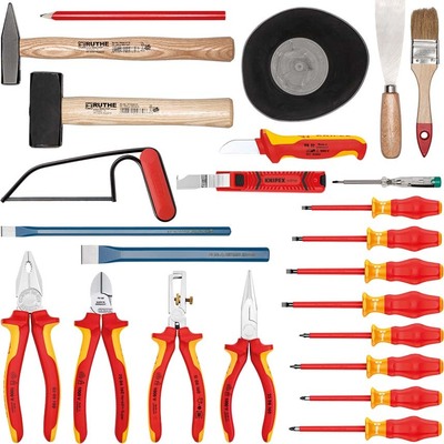 Knipex-Werk VDE-Werkzeugkoffer schwarz, 24-teilig 00 21 05 HL S Knipex-Werk VDE-Werkzeugkoffer schwarz, 24-teilig 00 21 05 HL S
