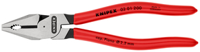 Knipex-Werk Kraft-Kombizange schwarz, 200mm 02 01 200 SB