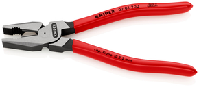 Knipex-Werk Kraft-Kombizange schwarz, 200mm 02 01 200 SB