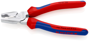 Knipex-Werk Kraft-Kombizange verchromt, 180mm 02 05 180
