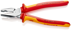 Knipex-Werk Kraft-Kombizange isoliert, 225mm 02 06 225